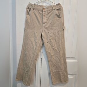 PacSun Light Tan Jeans Baggy